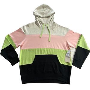 BLACKJACK MEN’S LARGE Colorblock Pullover  Hoodie